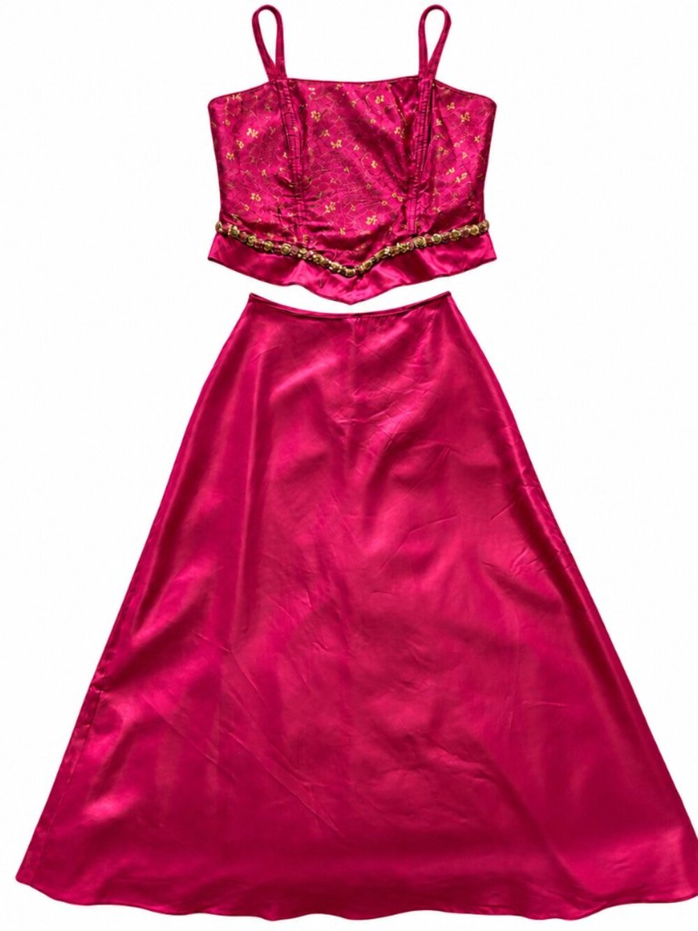 Rare VTG Y2K Niki by Niki Livas 2pc Prom Dress